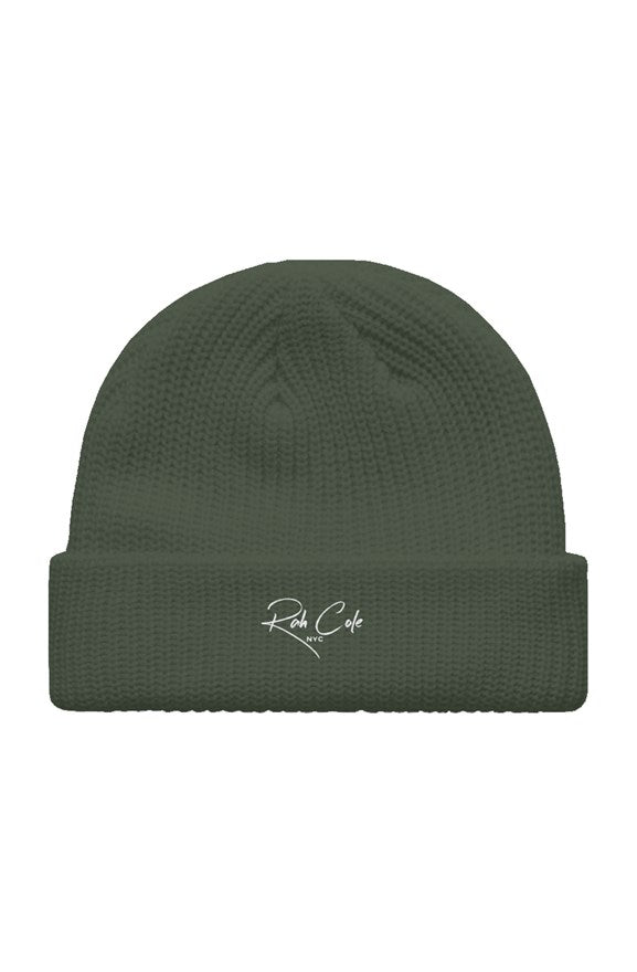Fisherman Logo Beanie Army Green